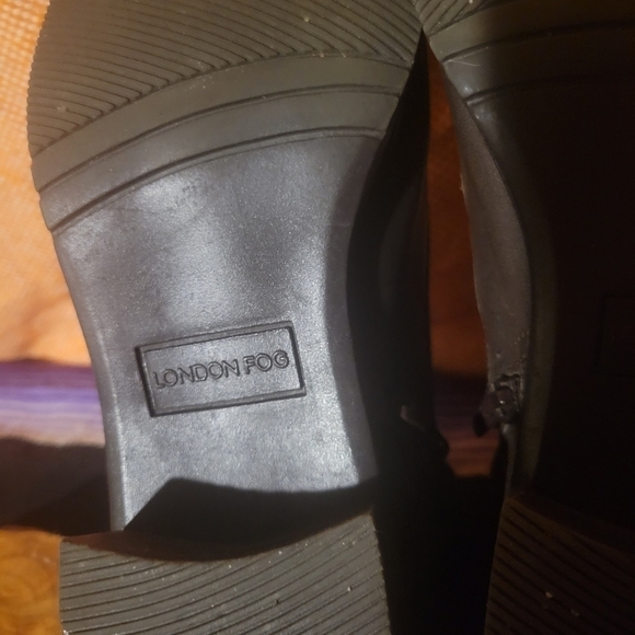 London Fog Women's Brown Ankle Boots Leather Upper Size 8M - Picture 7 of 11